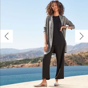 Eileen Fisher SYSTEM SILK Cropped Pant